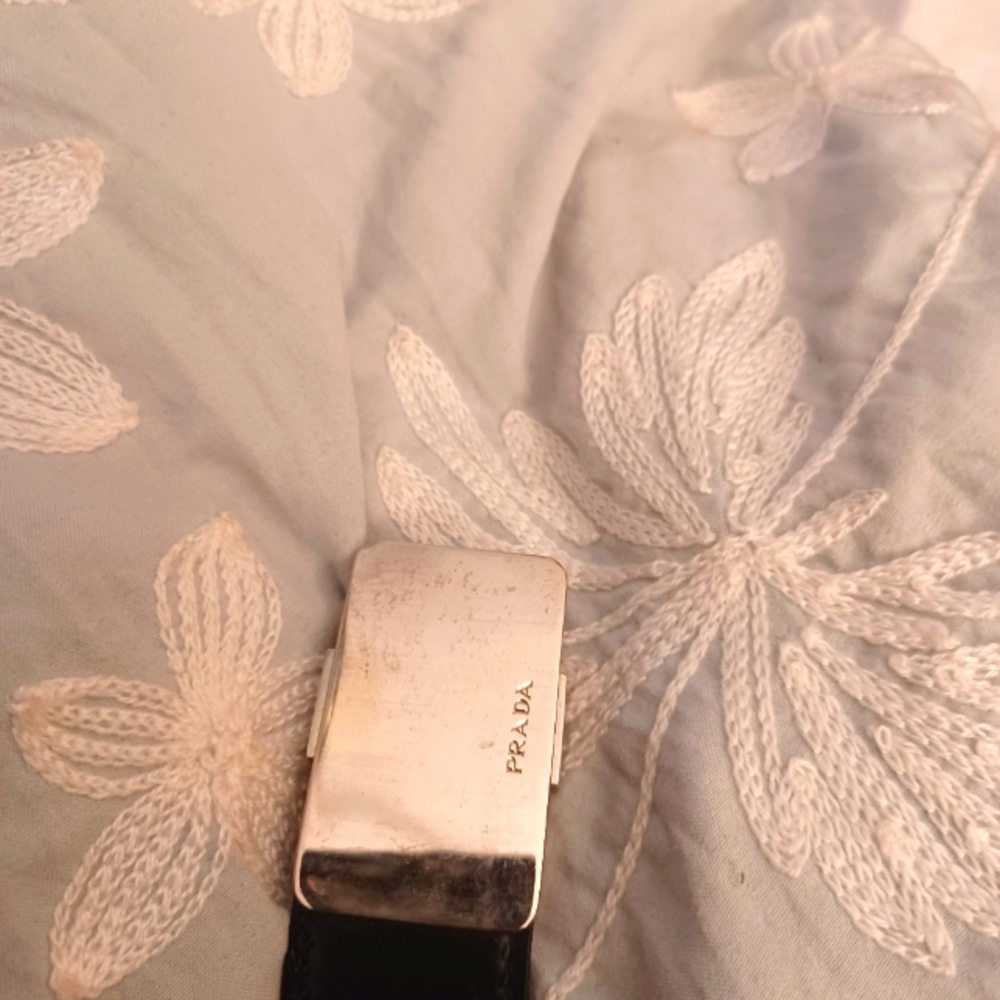 Authentic Prada Saffiano Belt